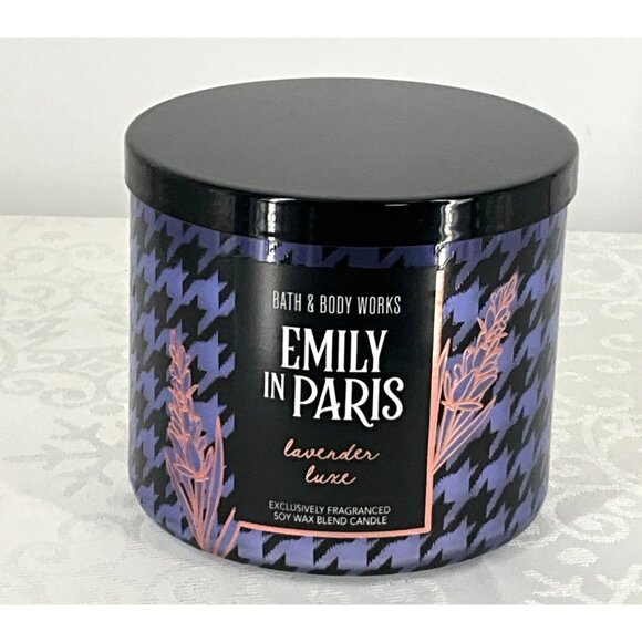 Emily In Paris Lavender Luxe 3-Wick Candle By Bath & Body Works 14.5 Oz - Picture 1 of 4